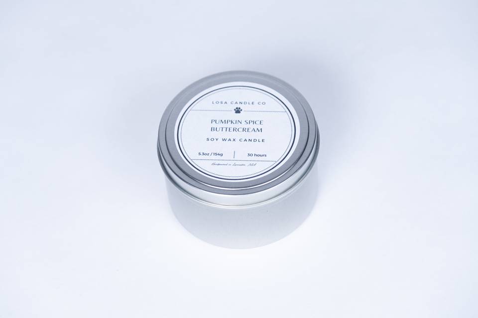 Customizable Candle Tins
