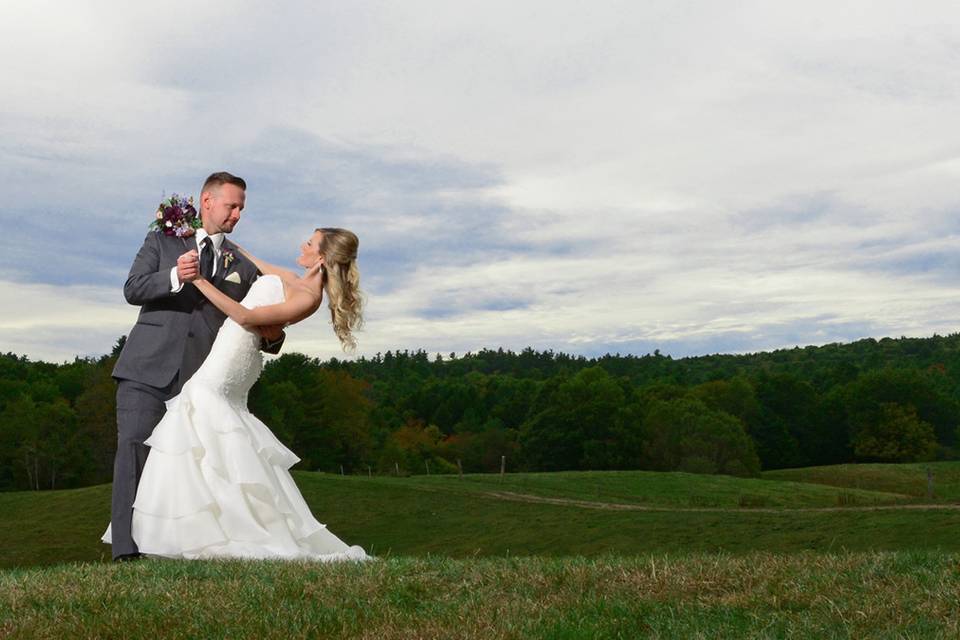 A wedding I photographed at Pineland Farms, Maine.