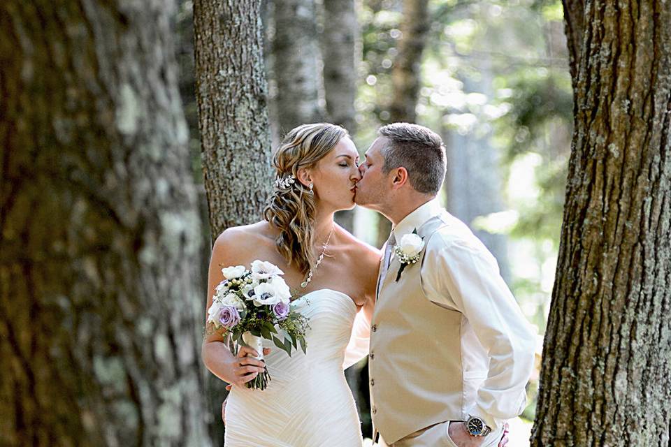 A wedding I photographed at Sebago Lake, Maine.