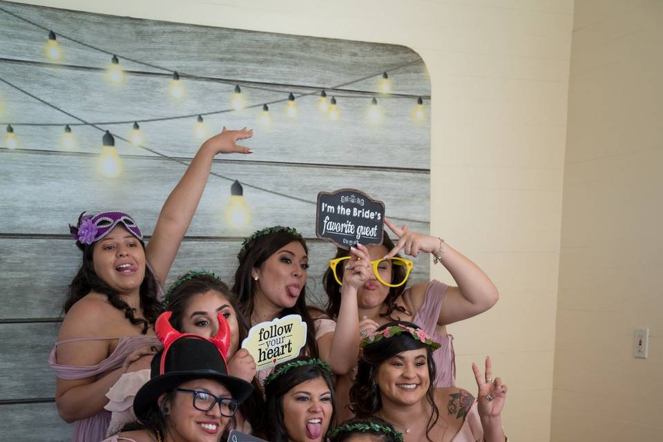 Photo booth at Star Hill Ranch