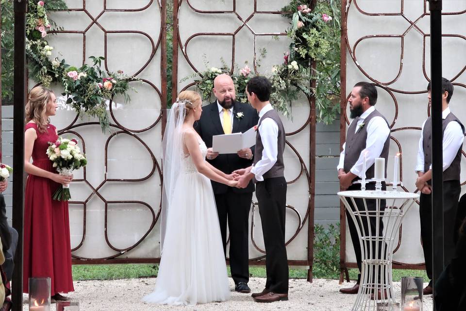 Ceremony at Pearl Snap Hall