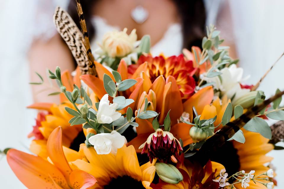 Sunflower bouquet