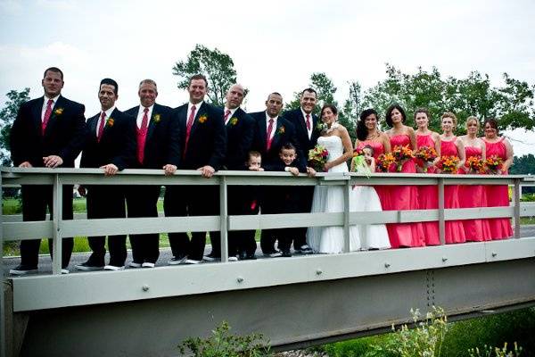 Wedding group photo