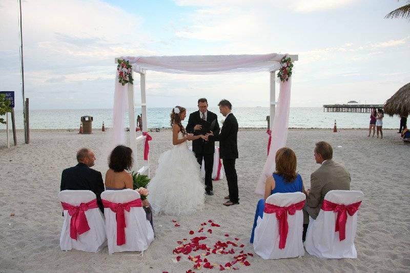 Beach ceremony