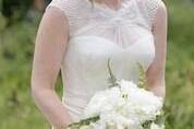 Bride and bouquet