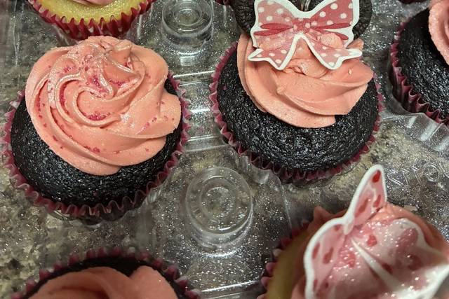 Minnie Mouse cupcakes