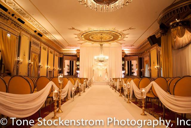 Wedding ceremony area