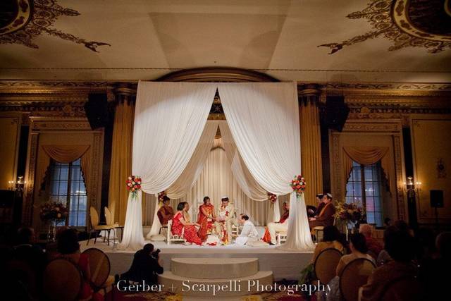 Wedding ceremony area