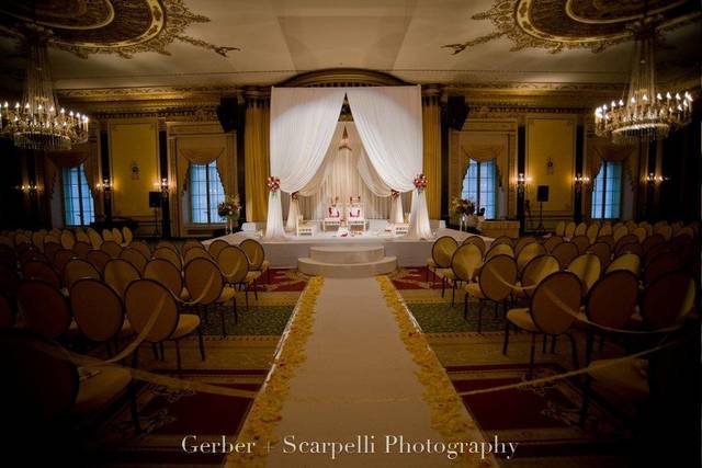 Wedding ceremony area