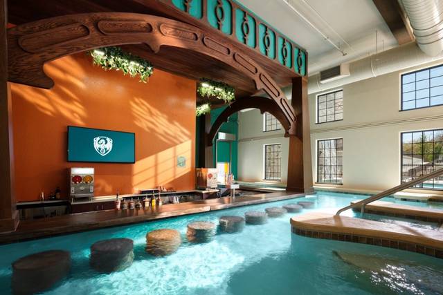 Serpents Bay Swim up Bar