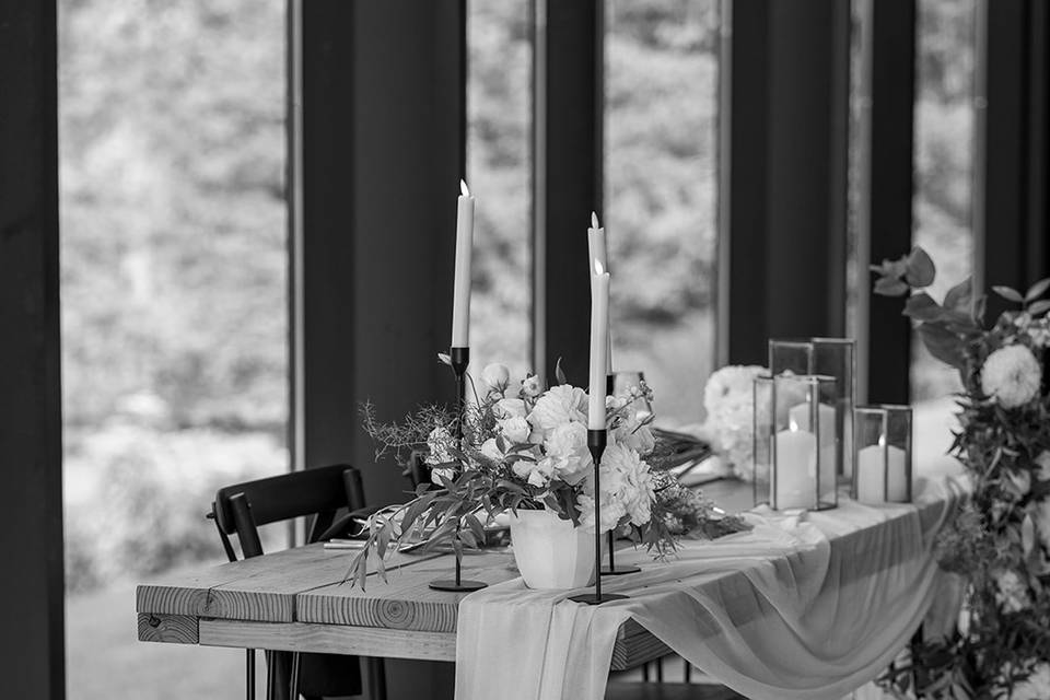 Wedding Reception Head Table
