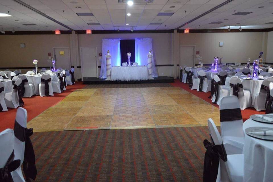 Reception Hall Decor & Setup