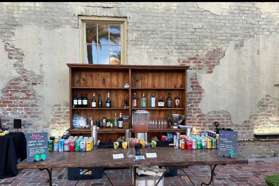 Race n Religious bar setup