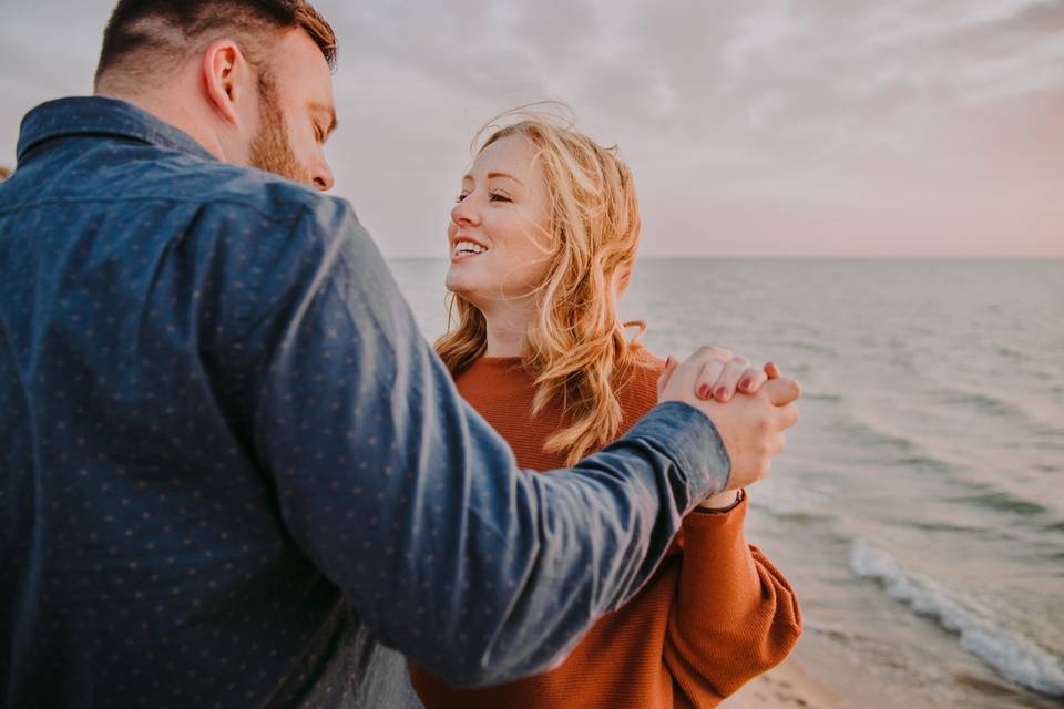 Beautiful Beach Engagement