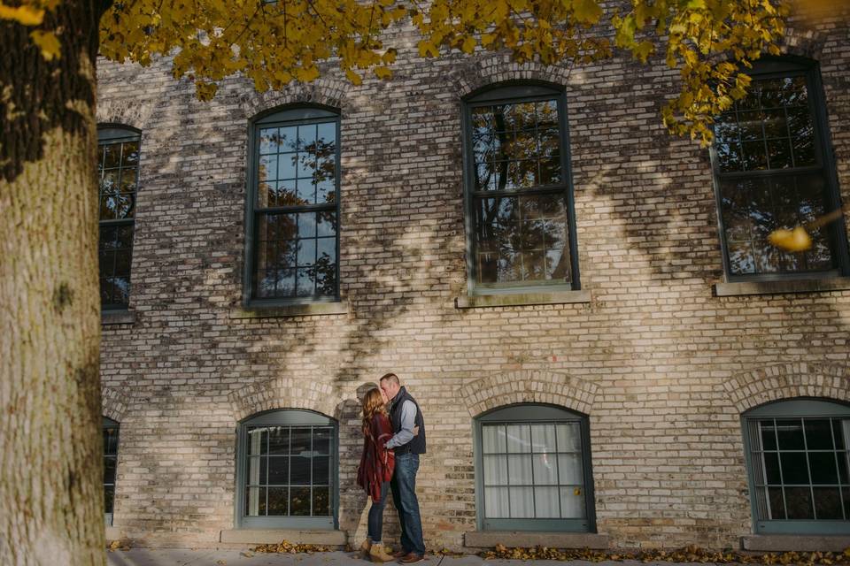Fall engagement.