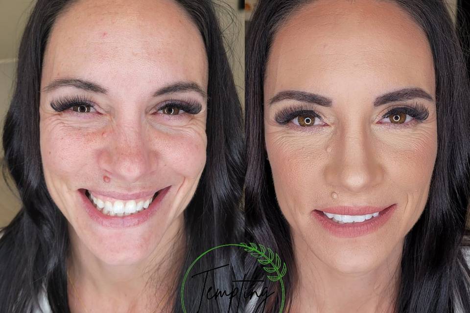 Natural and radiant makeover results