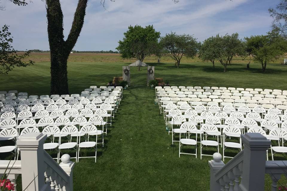 Ceremony set-up