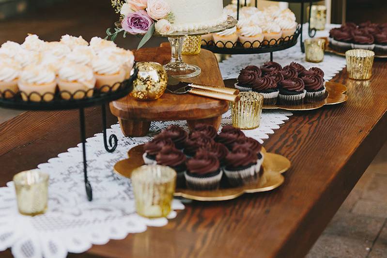 Dessert display