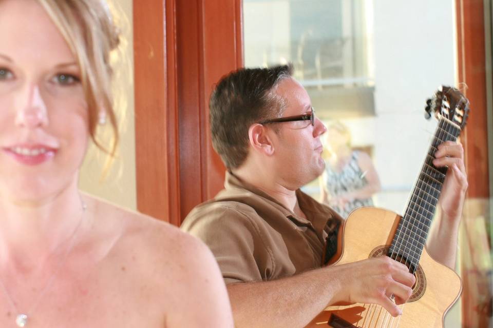 Playing for the bride