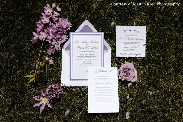 Lavender Invitation