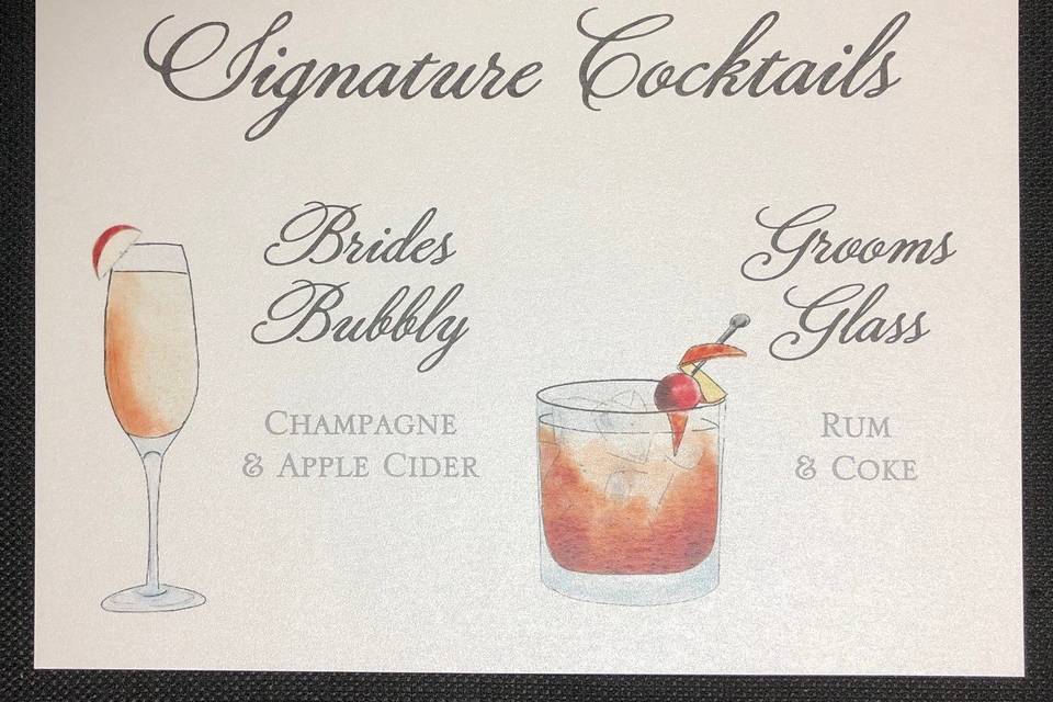 Signature Drinks