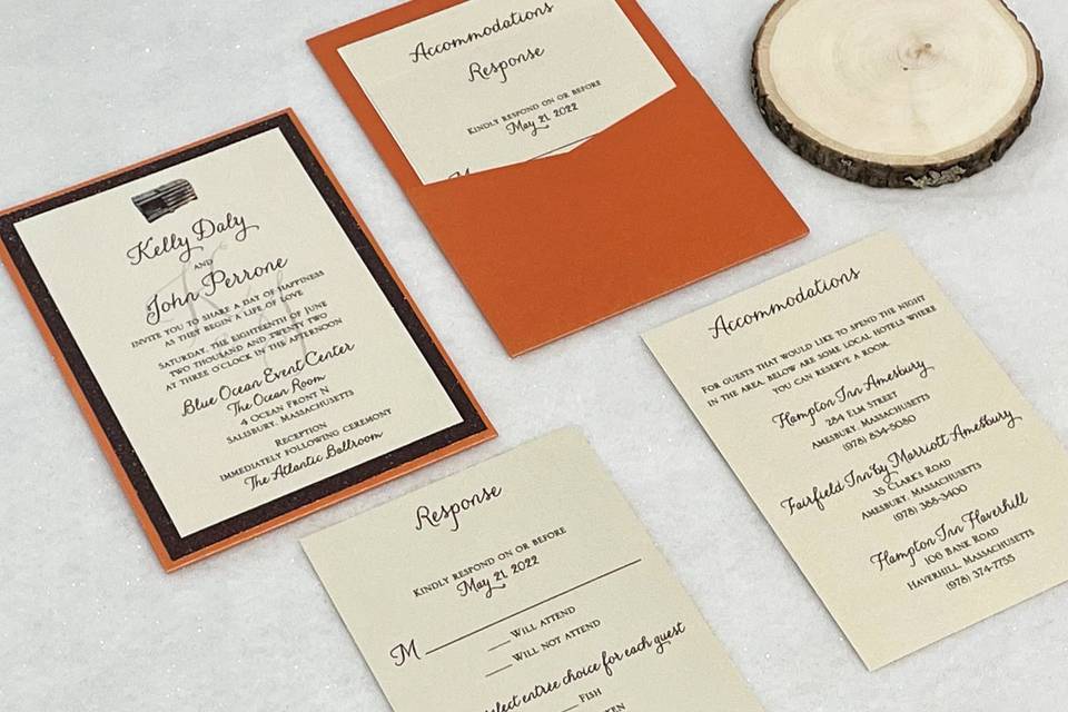 Rustic Colors Invitation