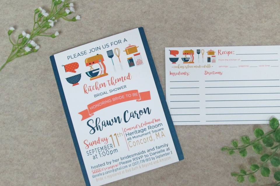 Kitchen Themed Bridal Shower