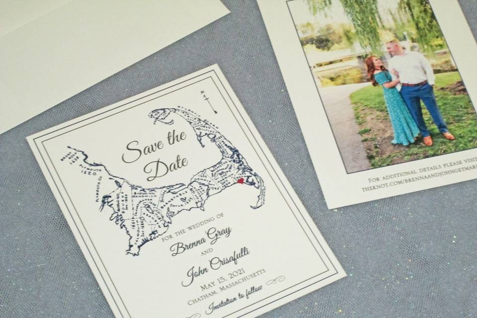 Double Sided Save the Date