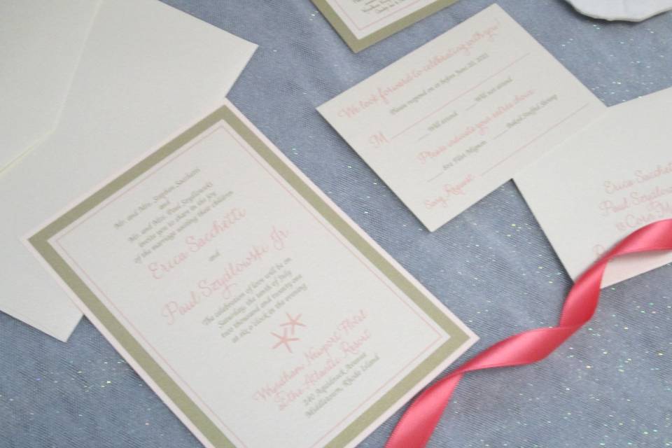 Summer Wedding Invitation