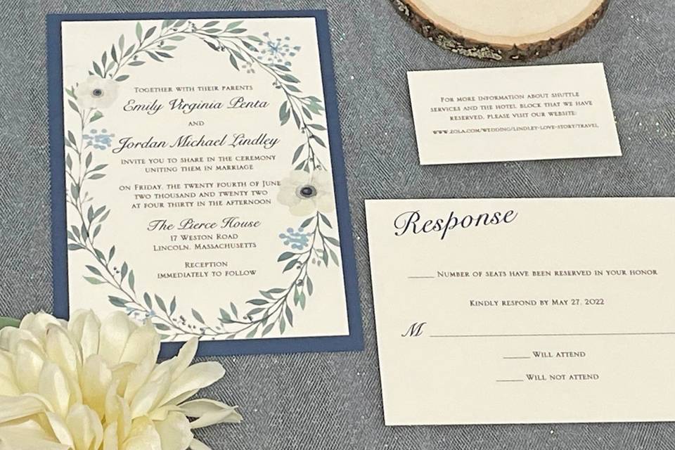 Greenery Invitation