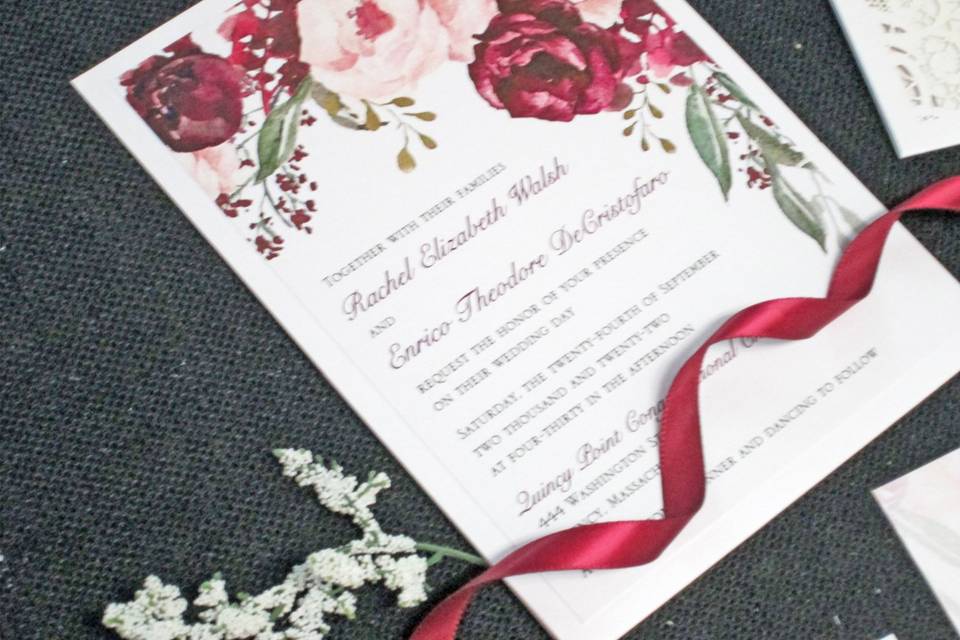 Floral Invite