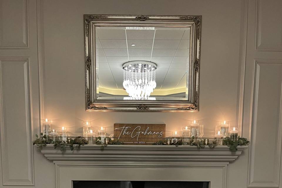 Decorated Fireplace