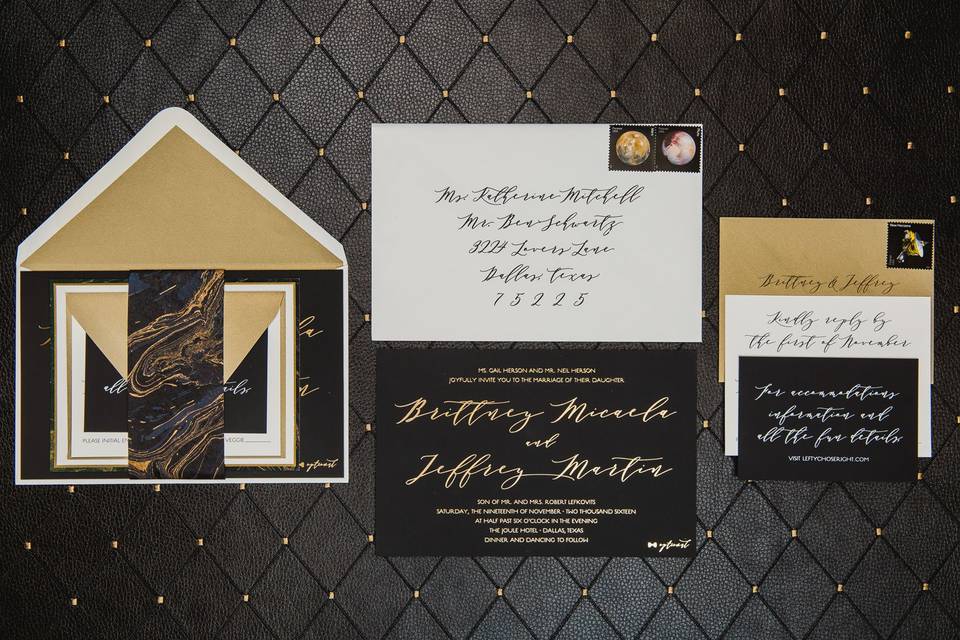 Foil Invitation Suite