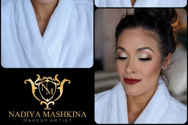 Christmas bridal glam