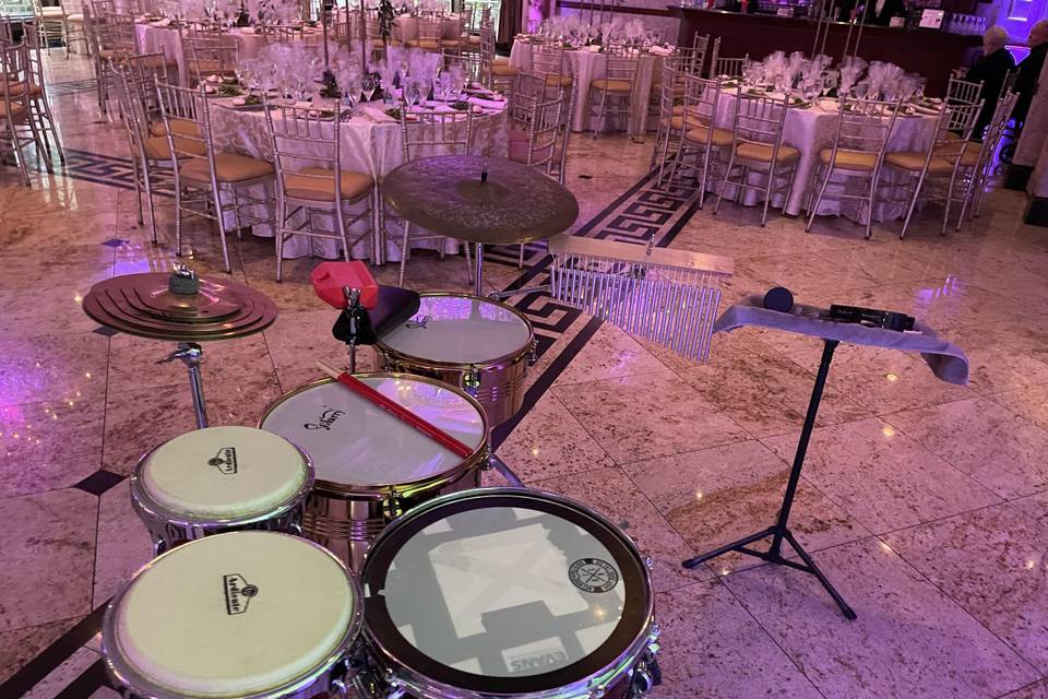 Percussion Set up