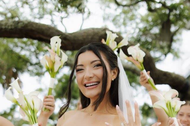 Calla bridesmaids