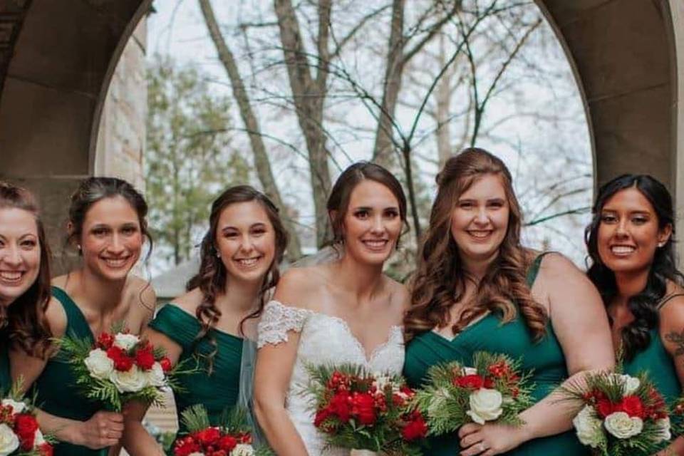 Katelyn and her bridesmaids
