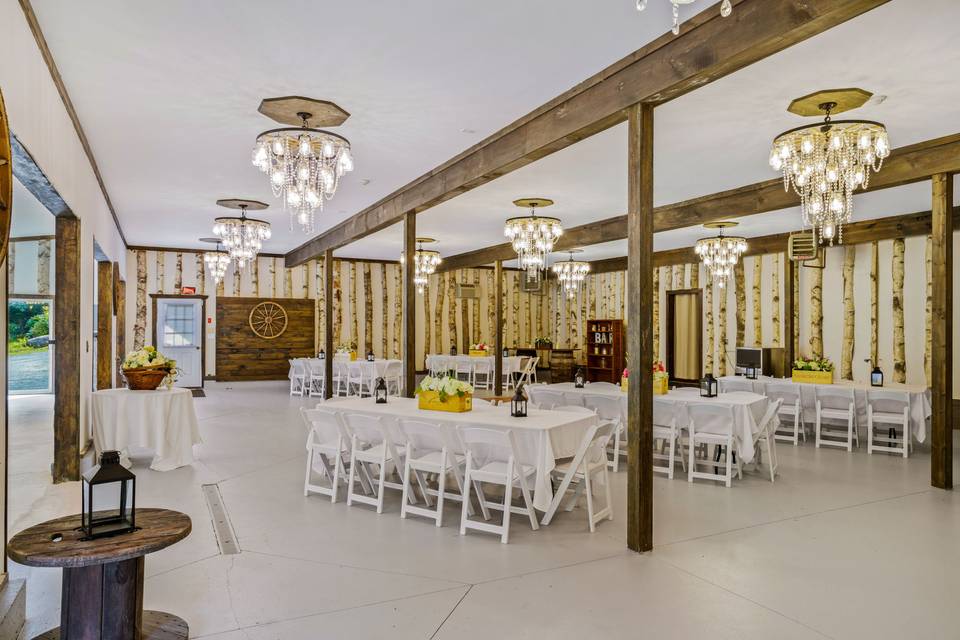 White birch banquet hall