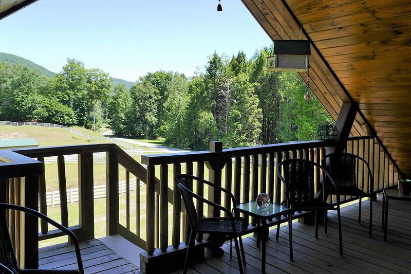 Main lodge area - upper level - balcony