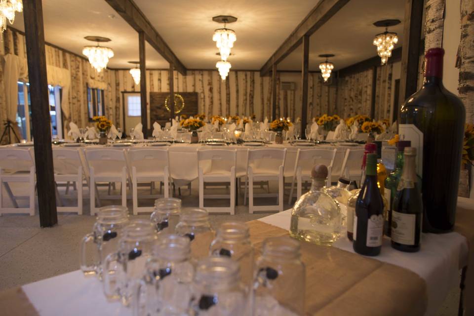 White birch banquet hall
