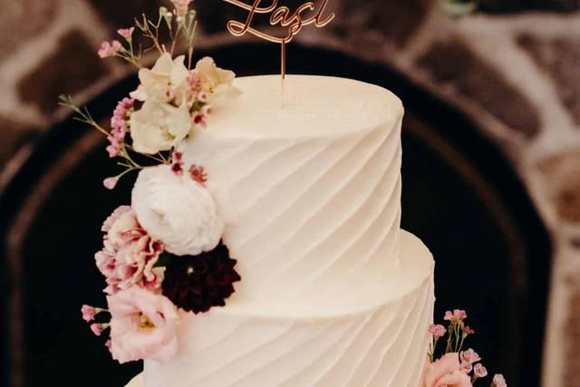 Black and Gold Speckled Drip Cake - Whipped Bakeshop Philadelphia