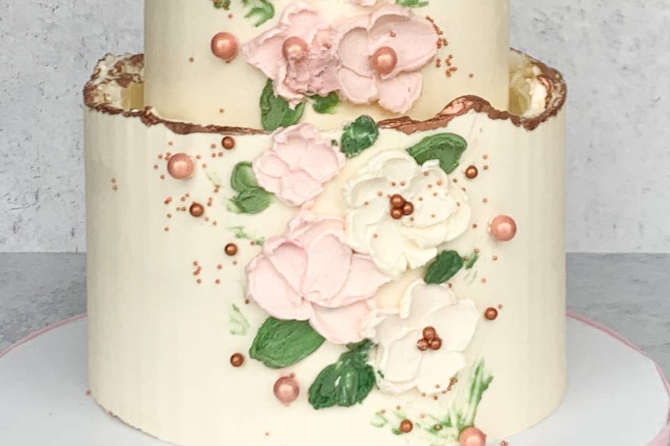 Rustic Florals Cake