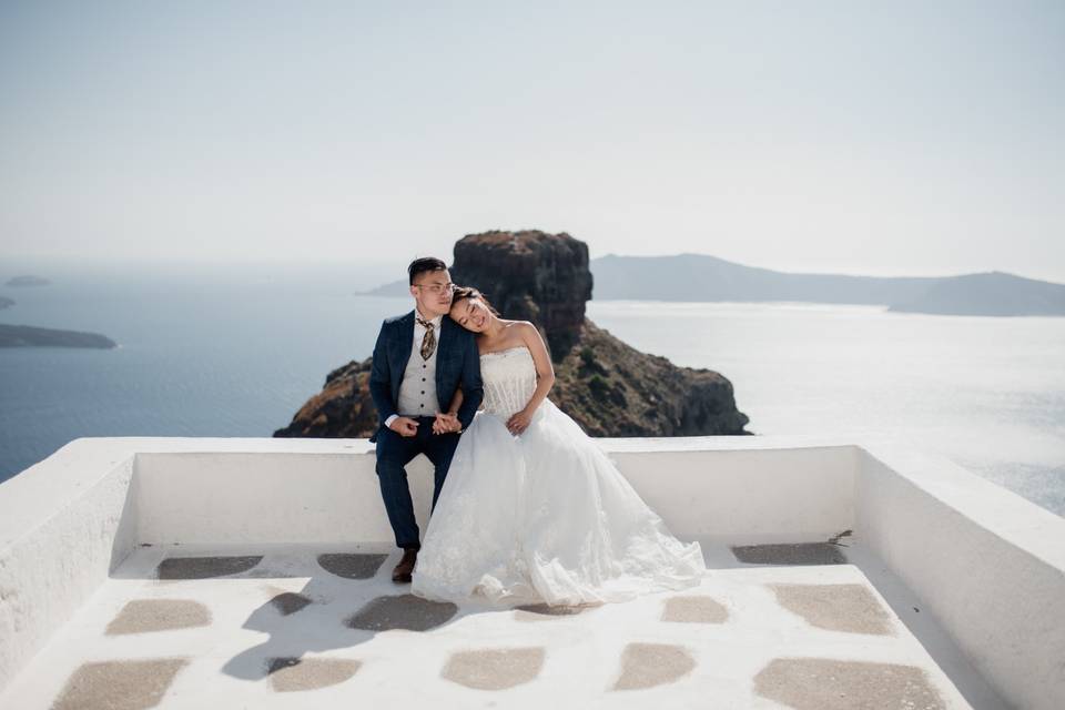 Wedding in Santorini