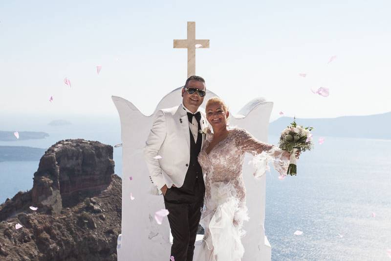 Wedding in Santorini