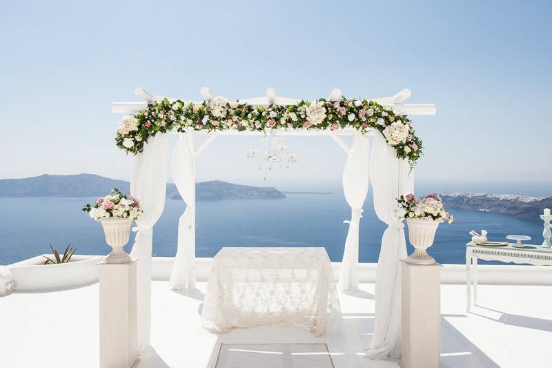 Wedding in Santorini
