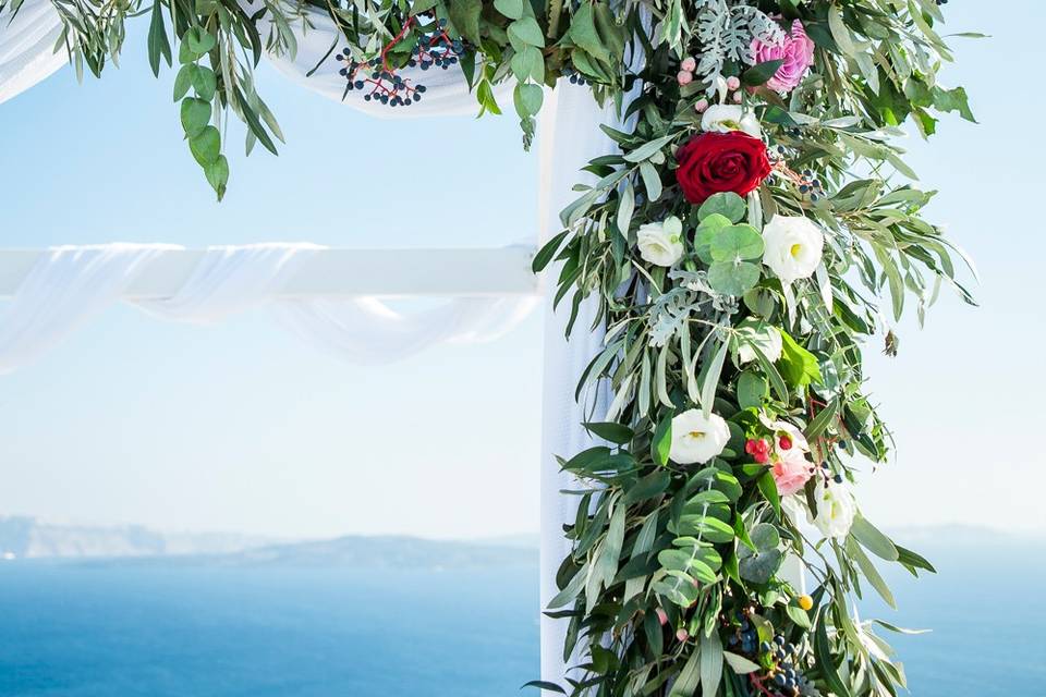 Wedding in Santorini