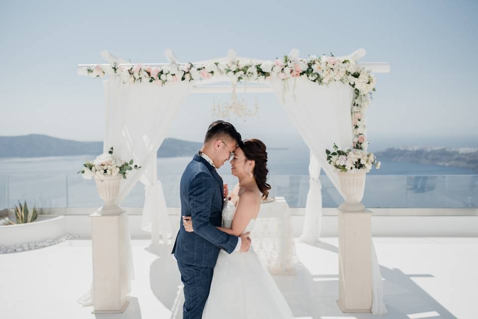 Wedding in Santorini