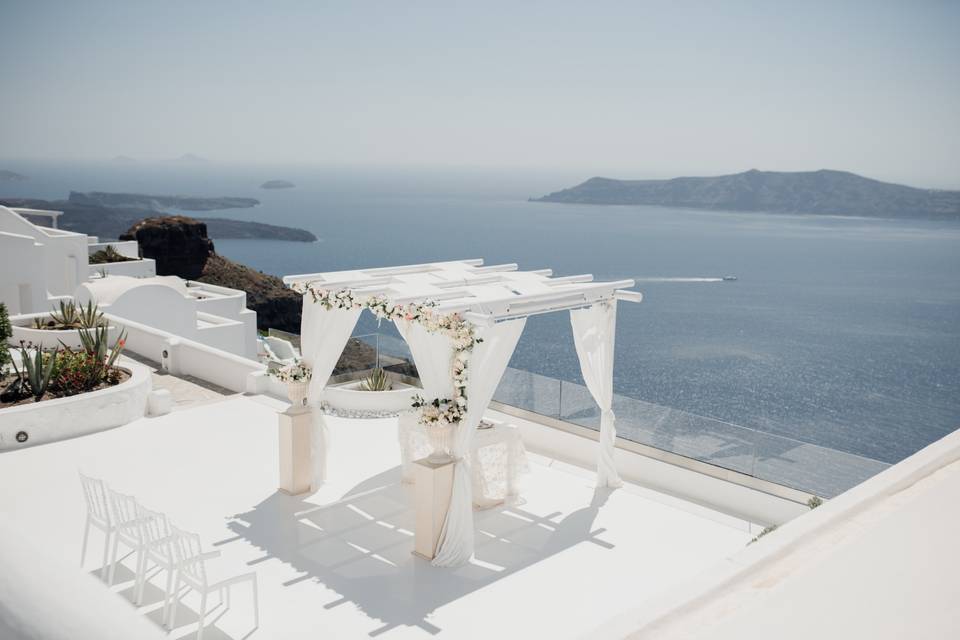 Wedding in Santorini