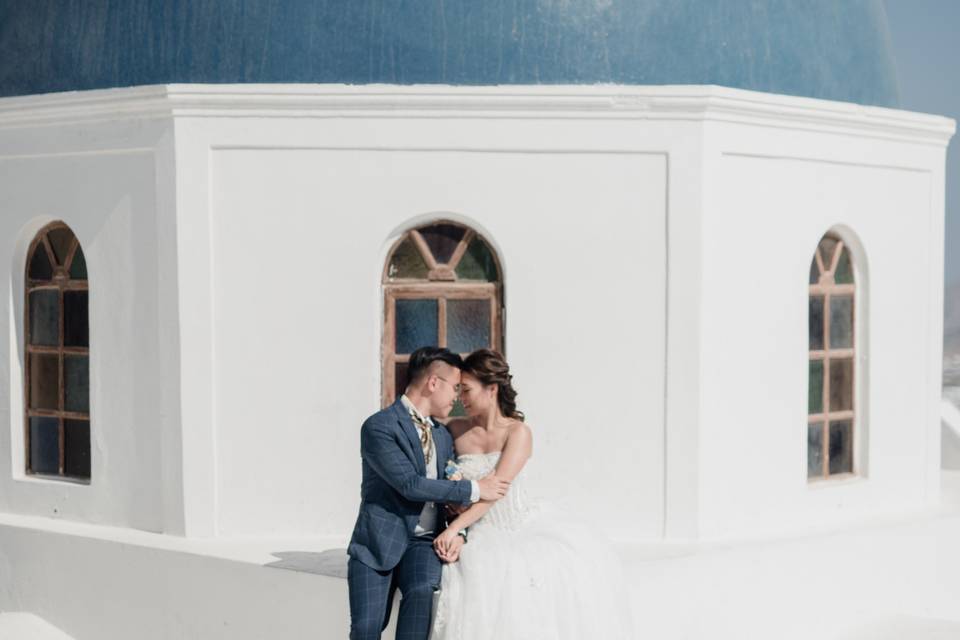 Wedding in Santorini