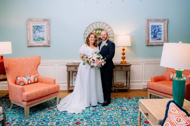 Bride & Groom in our Parlor